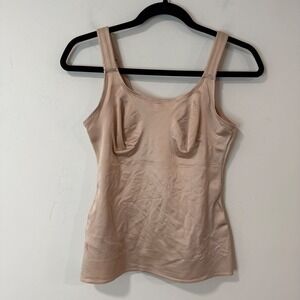 Ruby Ribbon Womens Shapewear Cami 34 Beige Excellent Compression Camisole